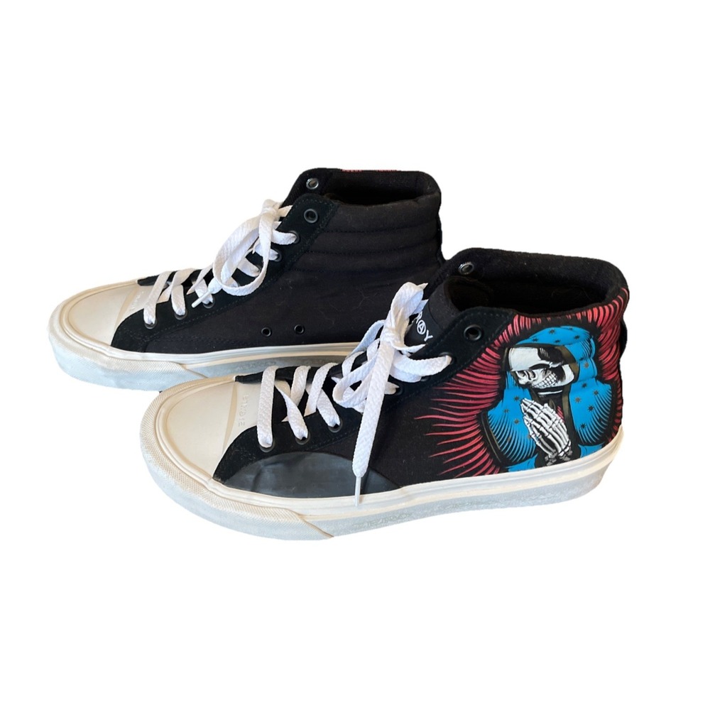 Straye X Zero Venice Our Lady Skate Hi Top Sneakers Men's Size 9.5 Black Skate